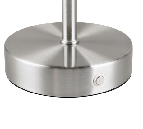 Lámpara de sobremesa Trio Jeff LED portátil níquel mate 3000K táctil USB R59151107 - vista 3