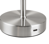 Lámpara de sobremesa Trio Jeff LED portátil níquel mate 3000K táctil USB R59151107 - vista 4