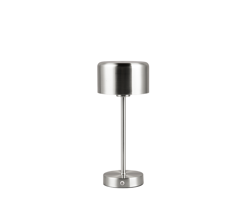 Lámpara de sobremesa Trio Jeff LED portátil níquel mate 3000K táctil USB R59151107 - vista 5