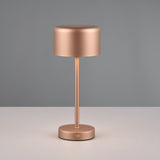 Lámpara de sobremesa Trio Jeff LED portátil 3000K táctil USB marrón café — ref. R59151165 (2)