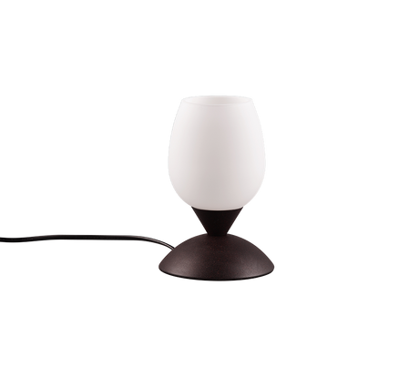 Lámpara de sobremesa Trio Cup II LED rusty táctil 3000K regulable R59441024