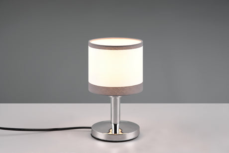 Lámpara de sobremesa Trio Davos LED cromo táctil 2700K R59551006