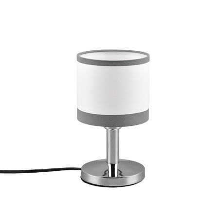 Lámpara de sobremesa Trio Davos LED cromo táctil 2700K R59551006