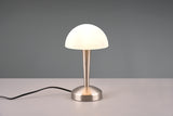 Lámpara de sobremesa Trio Canaria LED níquel mate táctil 3000K R59561107