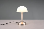 Lámpara de sobremesa Trio Canaria LED níquel mate táctil 3000K R59561107