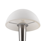 Lámpara de sobremesa Trio Canaria LED níquel mate táctil 3000K R59561107
