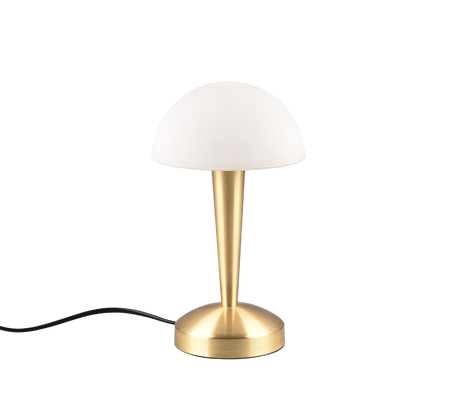 Lámpara de sobremesa Trio Canaria LED latón mate táctil 3000K R59561108