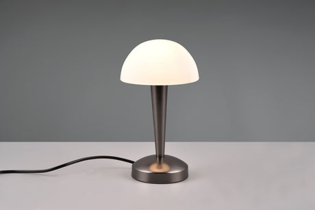 Lámpara de sobremesa Trio Canaria LED black-chrome táctil 3000K R59561120
