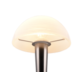 Lámpara de sobremesa Trio Canaria LED black-chrome táctil 3000K R59561120