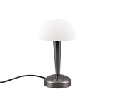 Lámpara de sobremesa Trio Canaria LED black-chrome táctil 3000K R59561120
