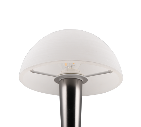 Lámpara de sobremesa Trio Canaria LED black-chrome táctil 3000K R59561120