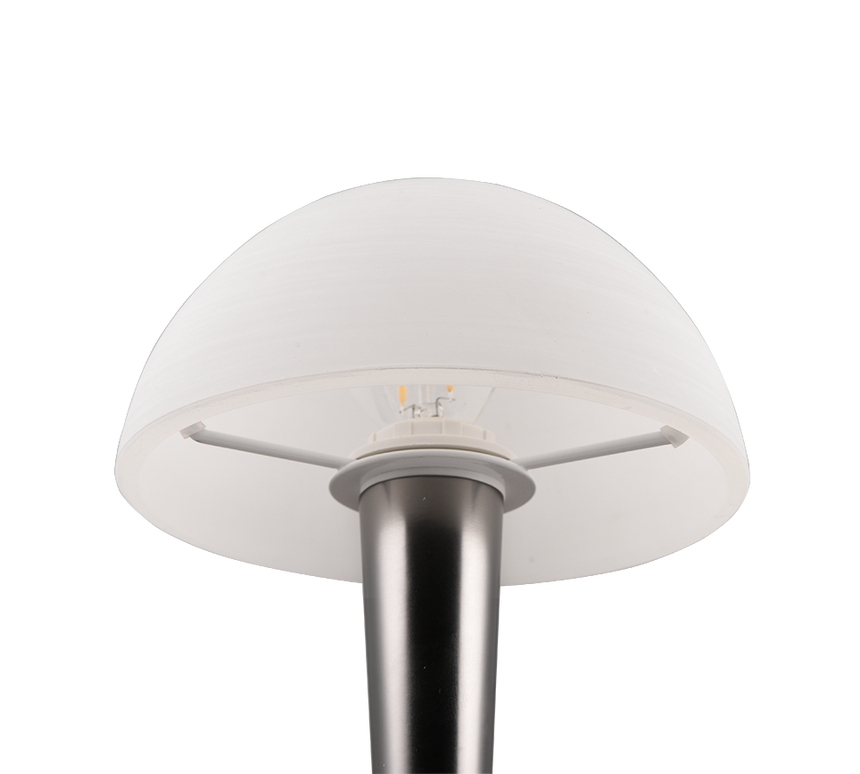 Lámpara de sobremesa Trio Canaria LED black-chrome táctil 3000K R59561120