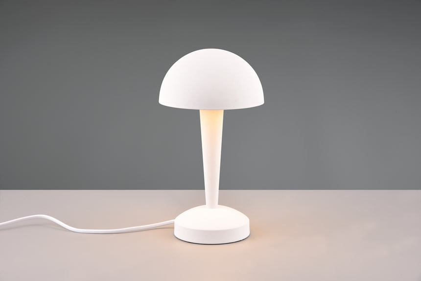 Lámpara de sobremesa Trio Canaria LED blanco mate táctil 3000K R59561131