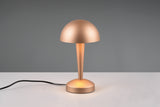 Lámpara de sobremesa Trio Canaria LED marrón café táctil 3000K R59561165