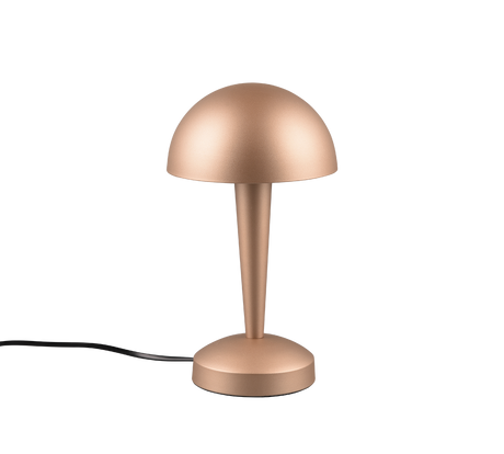 Lámpara de sobremesa Trio Canaria LED marrón café táctil 3000K R59561165