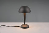 Lámpara de sobremesa Trio Canaria LED negro y dorado táctil 3000K R59561180
