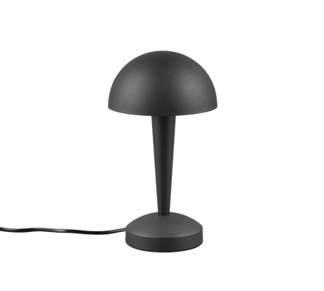 Lámpara de sobremesa Trio Canaria LED negro y dorado táctil 3000K R59561180