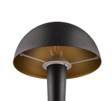 Lámpara de sobremesa Trio Canaria LED negro y dorado táctil 3000K R59561180