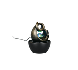 Lámpara de sobremesa Trio Luma LED brown R59711126
