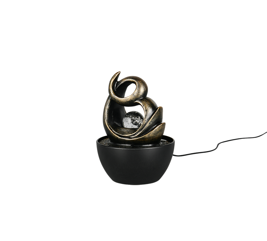 Lámpara de sobremesa Trio Luma LED brown R59711126