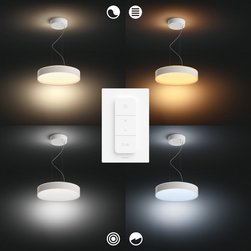 Philips Hue Lámpara colgante Enrave blanco White Ambiance 34W 4116231P6 4300lm - imagen 4