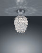 Plafón de techo Trio Petty LED cromo 3000K Ø20cm R60451006