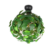 Plafón de techo Trio Leavy LED negro mate 3000K Ø38cm R60461015