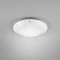 Plafón de techo exterior Trio Camaro blanco mate IP54 Ø26cm R60501031