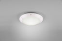 Plafón de techo exterior Trio Camaro blanco mate IP54 Ø26cm R60501031