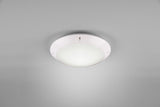 Plafón de techo exterior Trio Camaro LED blanco mate 3000K IP54 Ø26cm R60501031