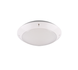 Plafón de techo exterior Trio Camaro LED blanco mate 3000K IP54 Ø26cm R60501031