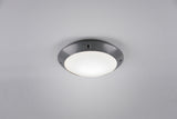 Plafón de techo exterior Trio Camaro LED antracita 3000K IP54 Ø26cm R60501042