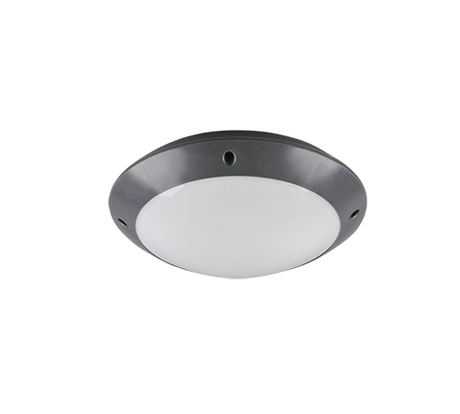 Plafón de techo exterior Trio Camaro LED antracita 3000K IP54 Ø26cm R60501042