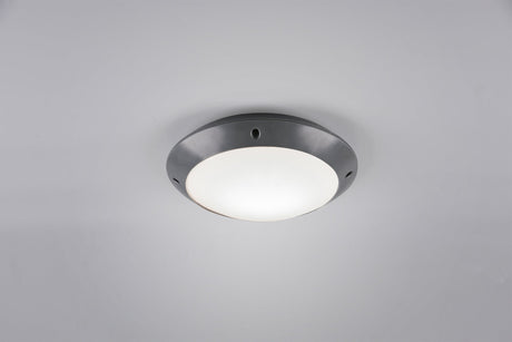 Plafón de techo exterior Trio Camaro IP54 Ø26cm antracita — ref. R60501042 (1)