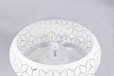 Ventilador de techo BIDAR blanco E27 con mando R61574031