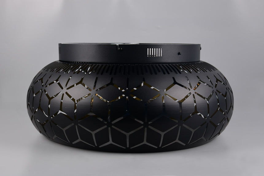 Ventilador de techo plafón BIDAR con luz 3 velocidades y mando R61574080