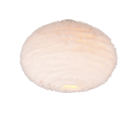 Plafón de techo Trio Furry LED blanco 3000K Ø50cm R61582001