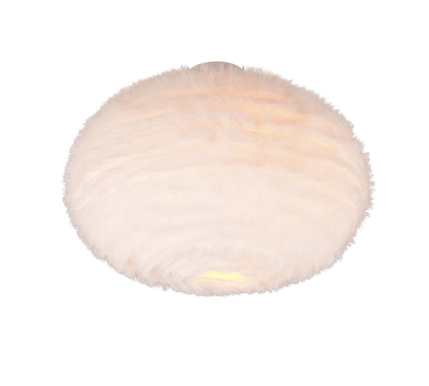 Plafón de techo Trio Furry LED blanco 3000K Ø50cm R61582001