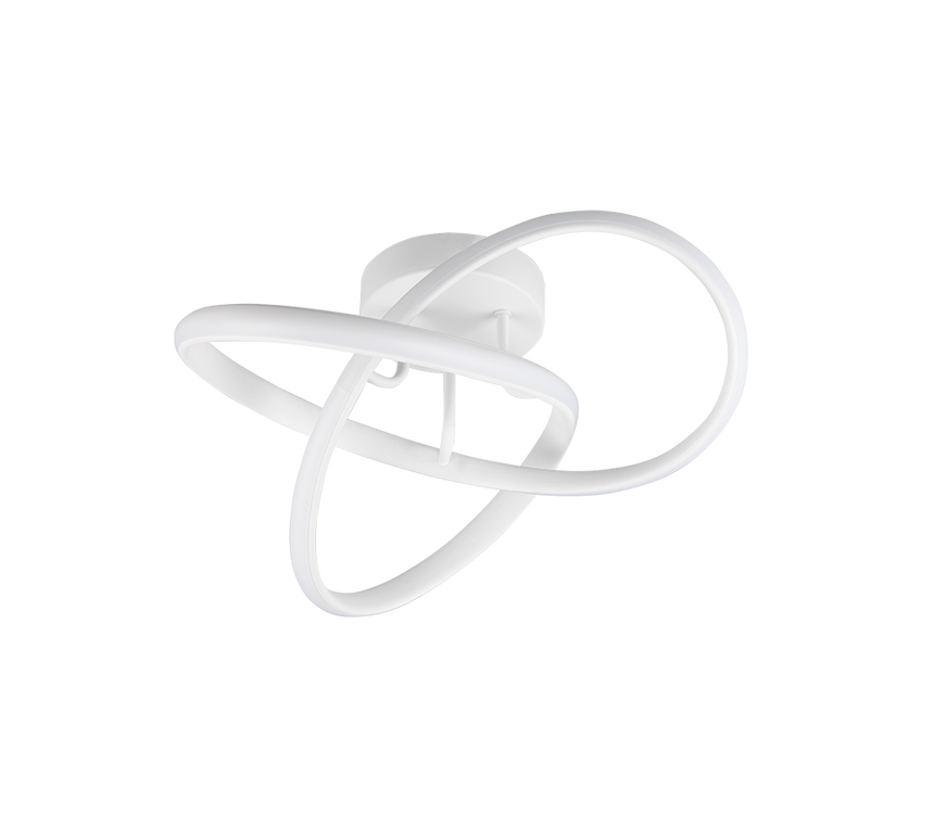 Plafón de techo Trio Meo LED blanco mate 4000K Ø40cm R62101131 - vista 3