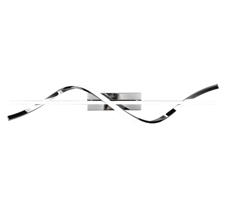 Plafón de techo Trio Isabel grande LED cromo 4000K 100cm R62201106