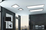 Trio Alpha Plafón LED de metal titán R62323087