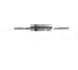 Plafón de techo Trio Argos grande LED cromo 4000K 105cm R62361106
