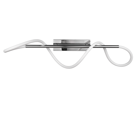 Plafón de techo Trio Argos grande LED cromo 4000K 105cm R62361106