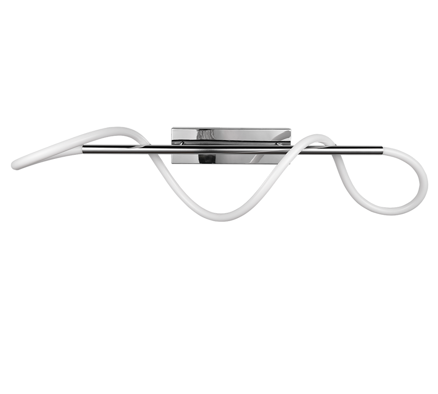 Plafón de techo Trio Argos grande LED cromo 4000K 105cm R62361106
