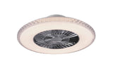 Trio Harstad Ventilador LED de plástico cromo R62412106