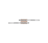 Plafón de techo Trio Route LED wood imitation 3000K regulable 56cm R62472135