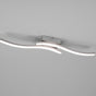 Plafón de techo Trio Route LED níquel mate 4000K 56cm R62472407