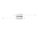 Plafón de techo Trio Route LED níquel mate 4000K 56cm R62472407