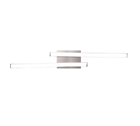 Plafón de techo Trio Route LED níquel mate 4000K 56cm R62472407