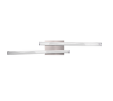 Plafón de techo Trio Route LED níquel mate 4000K 56cm R62472407